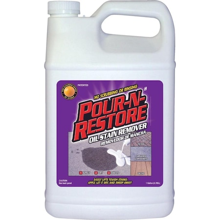Pour-N-Restore 1 Gal. Concrete And Masonry Oil Stain Remover PNR01GL-04